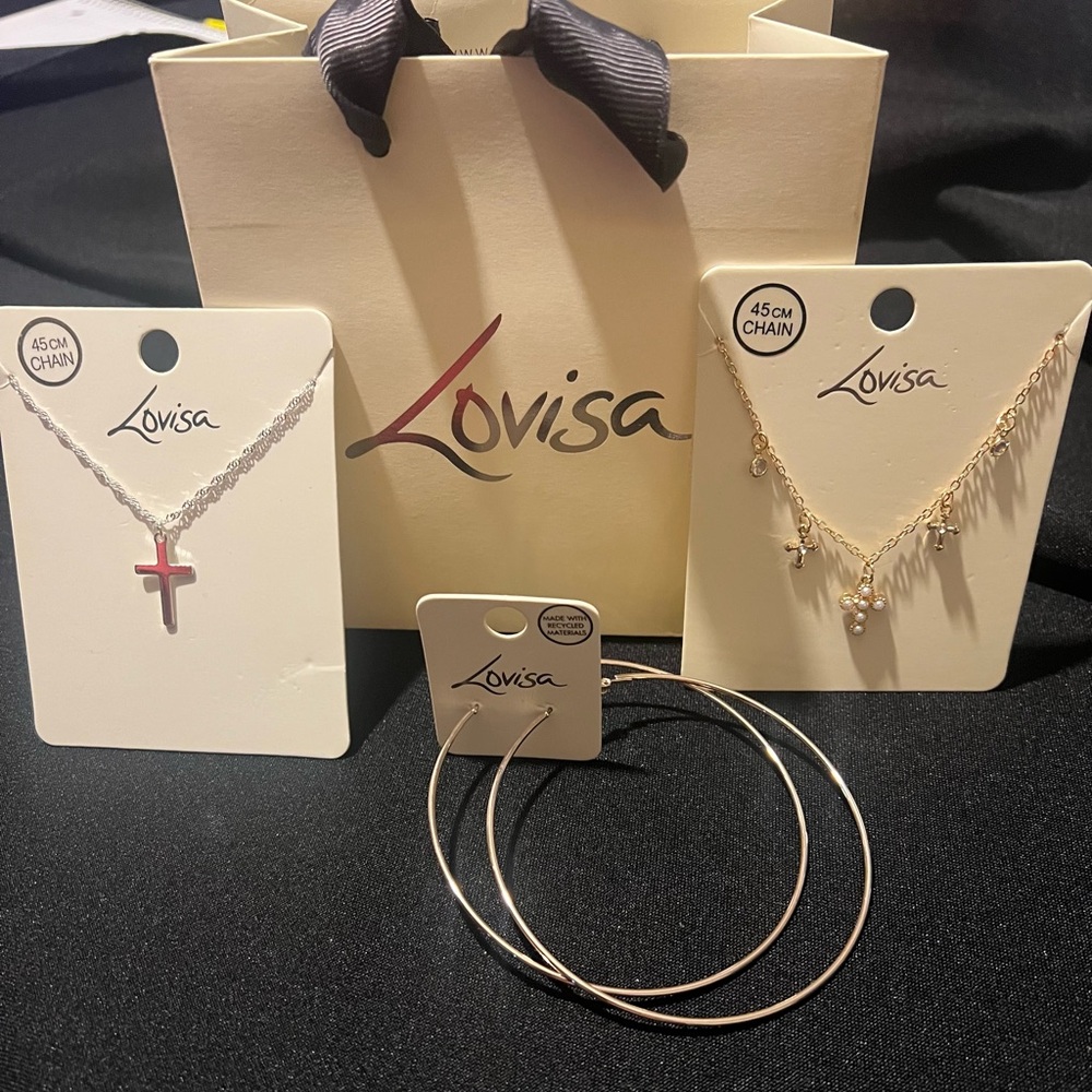 Gold and Silver Jewelry Set